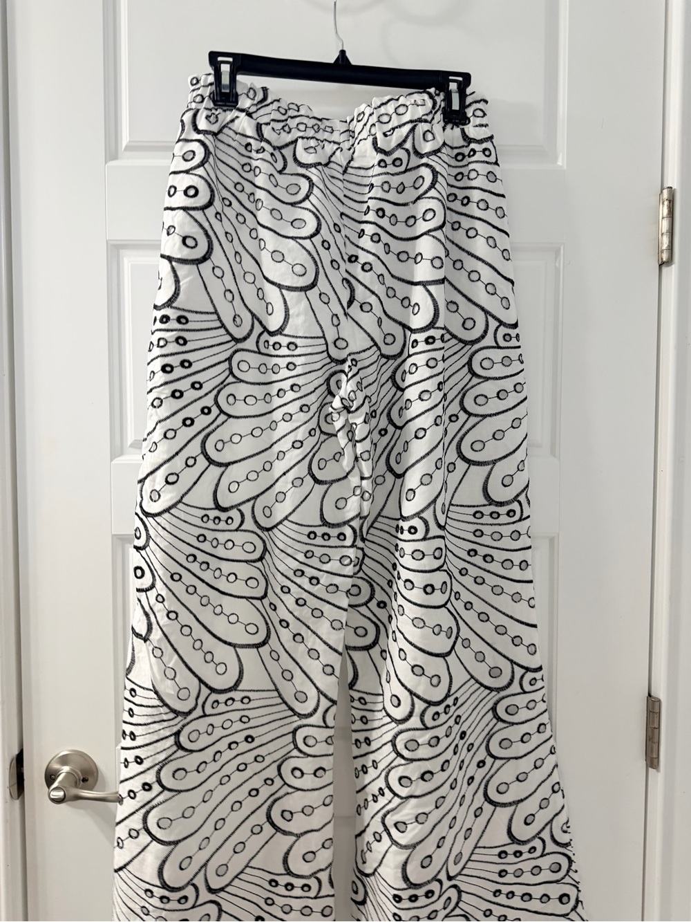 AKIRA White and Black Patterned Jumpsuit Pantsuit - Picture 3 of 11